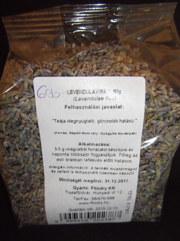 Levendula virág tea 80g